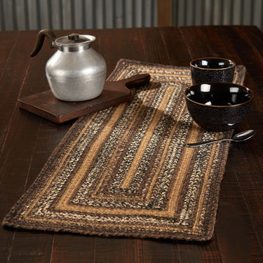 Espresso Jute Braided Rect Runner 13